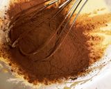 失敗なし　ビターチョコチーズケーキ作り方5写真