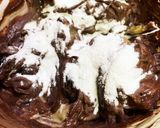 失敗なし　ビターチョコチーズケーキ作り方8写真