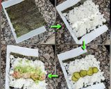 ガリとピクルスの漬物巻き/おにぎり作り方7写真