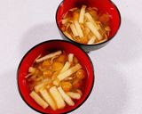 なめこと油揚げのみそ汁作り方6写真
