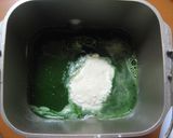 HBで♪ほうれん草のお花パンチーズ風味♪作り方3写真