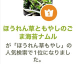 ほうれん草ともやしのごま海苔ナムル作り方3写真