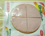 お弁当に♪簡単ハムカツ。作り方1写真