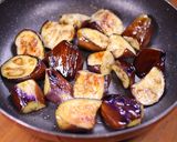 なすとズッキーニのふわふわ卵のチリソース作り方3写真
