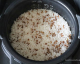 白米2合と紫もち麦大さじ2を炊飯器で炊く作り方6写真