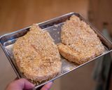 縮まないトンカツ作り方6写真