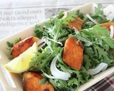 春菊と照り焼き鮭のサラダ作り方5写真