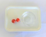 【離乳食：初期】レンジでトマトペースト作り方1写真
