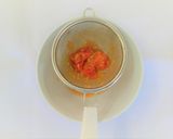 【離乳食：初期】レンジでトマトペースト作り方3写真