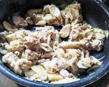ワンパンで簡単♡トマトポークストロガノフ作り方8写真