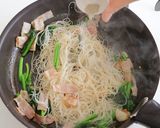 ほうれん草とベーコンのビーフン作り方5写真