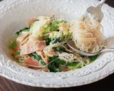 ほうれん草とベーコンのビーフン作り方6写真