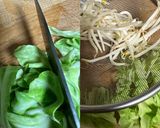 キャベツともやしの大豆ミートの肉味噌♪作り方1写真