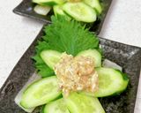 旨つまみ♪きゅうりをクリチと金山寺味噌で作り方3写真