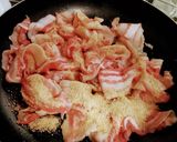 豚バラ肉となすびの麺つゆ煮作り方5写真