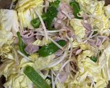 味噌と姜葱醤の肉野菜炒め作り方5写真