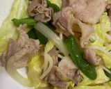 味噌と姜葱醤の肉野菜炒め作り方7写真