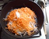 大根とひじきの炒め煮作り方1写真