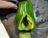 飛び散らないピーマンの種取り作り方8写真