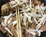 キノコすき焼き作り方4写真