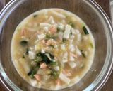 わんこ　鮭コーンうどん作り方4写真