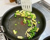 とろろのチーズ焼き⑤筍とグリーンピース作り方1写真