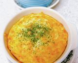 とろろのチーズ焼き⑤筍とグリーンピース作り方5写真