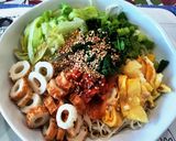 自家製スープたっぷりの冷やし中華そうめん作り方6写真