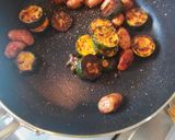 ズッキーニとソーセージのカレー炒め作り方8写真