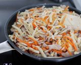 豚肉と筍の焼き春巻き。作り方4写真