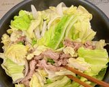 【楽めし】豚肉と春キャベツの炒め作り方2写真