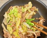 【楽めし】豚肉と春キャベツの炒め作り方3写真