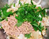 焼肉のたれで作る　たけのこマヨツナサラダ作り方5写真