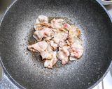 豚バラ肉とナスのみそ焼きうどん作り方3写真