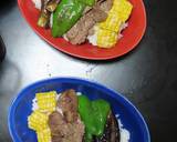 焼き野菜とステーキのトッピング激辛カレー作り方2写真