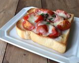 簡単♪生トマトのチーズトースト作り方4写真