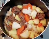 焼肉のたれ味の肉じゃが作り方4写真