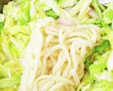 春キャベツとカマボコの焼うどん作り方5写真