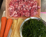 クーブイリチー風豚肉と切り昆布の炒め煮作り方1写真