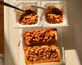 納豆パンの朝ごはん作り方3写真