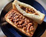 納豆パンの朝ごはん作り方6写真