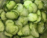 シンプルな味付け!常備菜☆簡単サラスパ作り方1写真