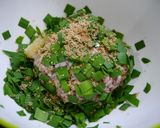 簡単！餡掛けニラだんご作り方1写真