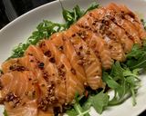 Salmon Sashimi作り方14写真