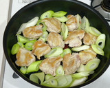簡単☆鶏もも肉とネギの照りチーズ焼き作り方1写真