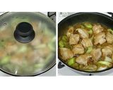 簡単☆鶏もも肉とネギの照りチーズ焼き作り方2写真