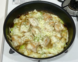 簡単☆鶏もも肉とネギの照りチーズ焼き作り方4写真