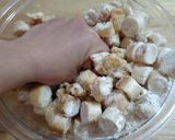 お麩と春キャベツのヘルシーお好み焼き作り方3写真
