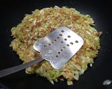 お麩と春キャベツのヘルシーお好み焼き作り方8写真