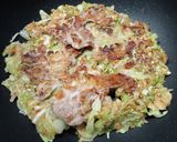 お麩と春キャベツのヘルシーお好み焼き作り方9写真